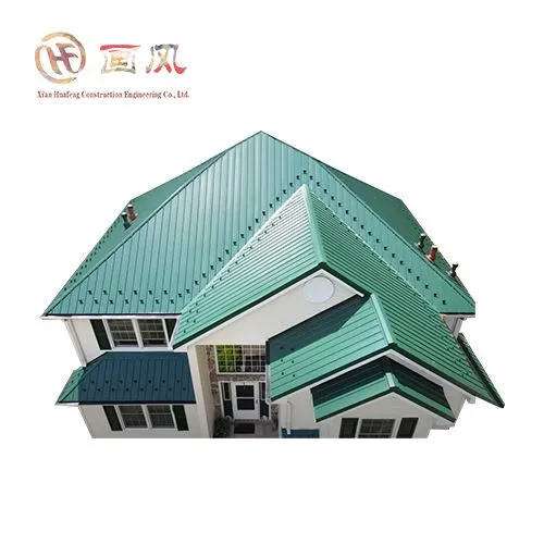 Álló varrás lapos fémtető