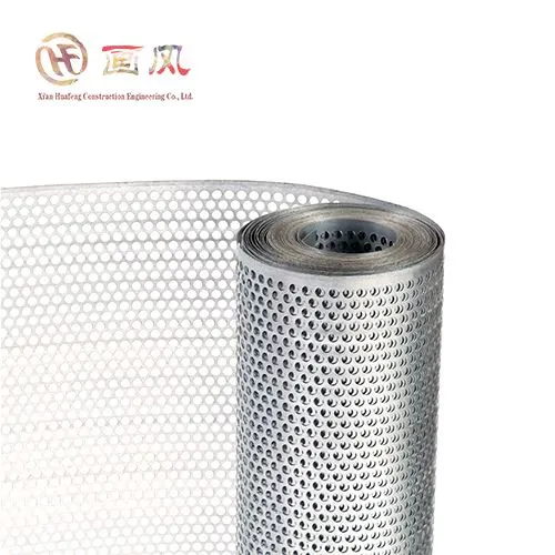 Lyukasztólemez képernyő